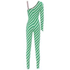 Naiset Aikuiset Cosplay Candy Cane Joulupuku Raidallinen yksiosainen haalari Unitard Balletti Voimistelu Trikoot Joulu Bodysuit hinta ja tiedot | Naamiaisasut | hobbyhall.fi