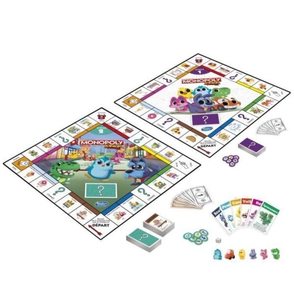 Monopoly Junior 2 in 1 - Lasten lautapeli hinta ja tiedot | Lautapelit ja älypelit | hobbyhall.fi