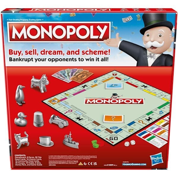 Monopoli - lautapeli, perhepelit aikuisille ja lapsille, hinta ja tiedot | Lautapelit ja älypelit | hobbyhall.fi