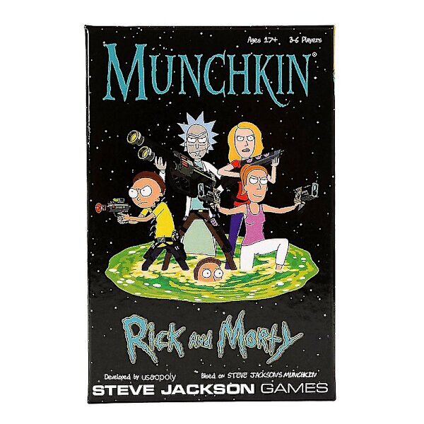 Rick Card Game Adult Swim Munchkin Lautapeli Lisenssituote Munchkin Game Steveltä hinta ja tiedot | Lautapelit ja älypelit | hobbyhall.fi