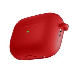 Silikonikuori ja karabiini Apple AirPods Pro 2 Red hinta ja tiedot | Kuulokkeiden tarvikkeet | hobbyhall.fi