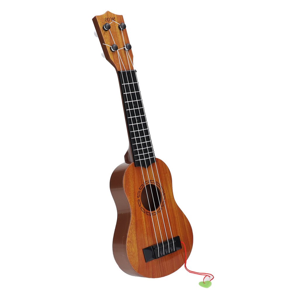 Lasten Ukulele-kitara 4-kielinen Opetuselämän tuntuinen kannettava musikaalinen Ukulele-lelu aloittelijoille Tyyppi 1 hinta ja tiedot | Lastenhuoneen hyllyt | hobbyhall.fi