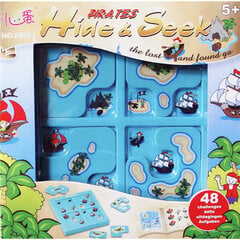 Pirates Hide&Seek -lautapeli Solution Book Smart IQ:lla hinta ja tiedot | Lautapelit ja älypelit | hobbyhall.fi