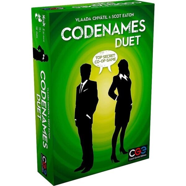 Czech Games Codenames: Duet - Kahden pelaajan sanapeli juhliin ja kotiin hinta ja tiedot | Lautapelit ja älypelit | hobbyhall.fi