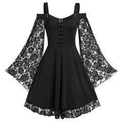 Halloween keskiaikainen Lolita Dress goottilainen pitsiasu hinta ja tiedot | Mekot | hobbyhall.fi