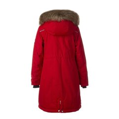 Tyttöjen talvitakki Huppa Mona 2, 300 g, punainen hinta ja tiedot | Lasten talvivaatteet | hobbyhall.fi