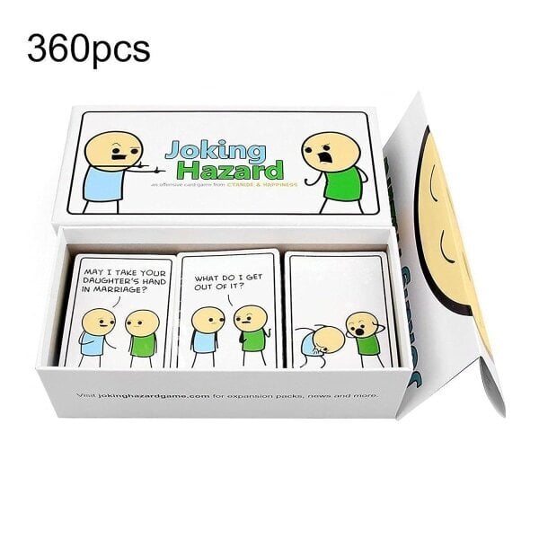 Joking Hazard – hyökkäävä juhlakorttipeli Cyanide & Happinessilta 2023 2024 Uutta hinta ja tiedot | Lautapelit ja älypelit | hobbyhall.fi