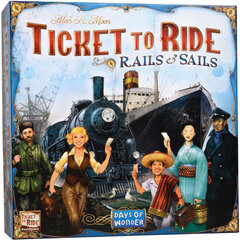 Ticket to Ride: Rails & Sails - Lautapeli Days of Wonderilta | 2-5 pelaajaa hinta ja tiedot | Lautapelit ja älypelit | hobbyhall.fi