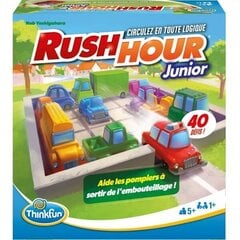 ThinkFun-Rush Hour Junior-Logic Game-Puzzle-Traffic Jam-40 Haastetta 4 Tasoa - 1 pelaaja tai 5+ vuotta vanha-Ravensburger-76604 hinta ja tiedot | Lautapelit ja älypelit | hobbyhall.fi