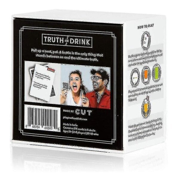 Truth or Drink Adult Casual Party Game Cards, Party Casual Game Time hinta ja tiedot | Lautapelit ja älypelit | hobbyhall.fi