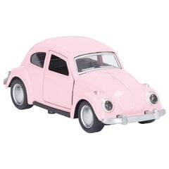 1:36 Diecast Metal Car Model Vintage Pull Back Car Lelu Vehicle Collection for Kids Vaaleanpunainen hinta ja tiedot | Pienoismallit | hobbyhall.fi