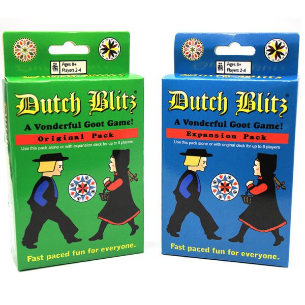 Dutch Blitz Dutch Blitz perustiedot ja laajennettu perhepelikortti hinta ja tiedot | Lautapelit ja älypelit | hobbyhall.fi