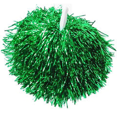 Cheerleading Pom Poms suorakahvalla Team Spirit kannustavia rekvisiitta aerobic Tanssikoulu Urheilu GameGreen hinta ja tiedot | Hulavanteet | hobbyhall.fi