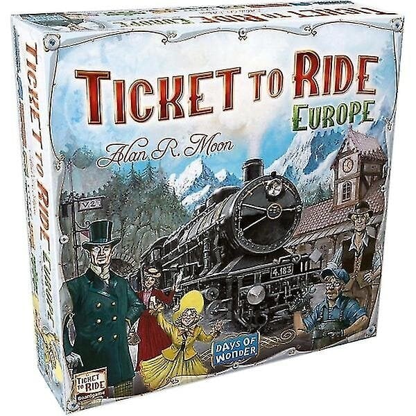 Ticket To Ride Europe -lautapeli | Perhepelit | Lautapelit aikuisille ja perheille | Juna peli | Keskimääräinen peliaika 30-60 minuuttia | Valmistaja Days o... hinta ja tiedot | Lautapelit ja älypelit | hobbyhall.fi