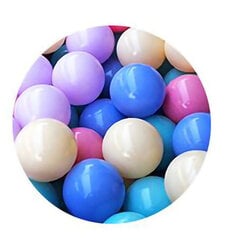 100 kpl Kids Play Ball Funny Kirkasvärinen Uudelleenkäytettävä Ocean Ball Pool Playground TelttaMacaron 5 Väriä Paksutettu 5,5 cm / 2,2 tuumaa hinta ja tiedot | Pingispallot | hobbyhall.fi