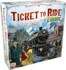 Ticket To Ride Europe - Lautapeli hinta ja tiedot | Lautapelit ja älypelit | hobbyhall.fi