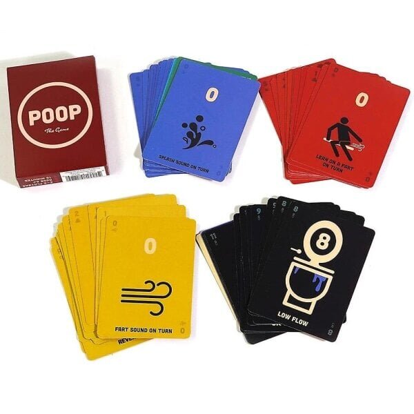 Poop Card Game First Edition Perheystävälliset lautapelit Aikuisten pelit Game Night Funparty Card Games null none hinta ja tiedot | Lautapelit ja älypelit | hobbyhall.fi