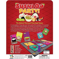 Pelin kirjoittaja | Sushi Go Party Game | Korttipeli | Ikä 8+ | 2-8 pelaajaa | 20 minuuttia peliaikaa hinta ja tiedot | Lautapelit ja älypelit | hobbyhall.fi