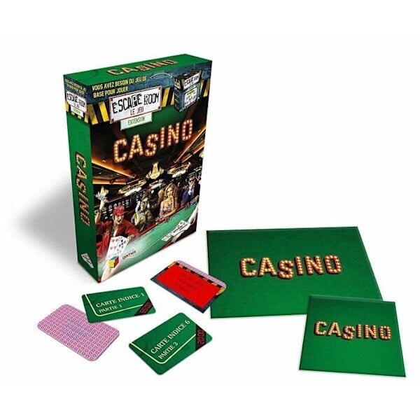 RIVIERA GAMES "Escape Game Pack -laajennus - Casino" -pelilaatikko hinta ja tiedot | Lautapelit ja älypelit | hobbyhall.fi