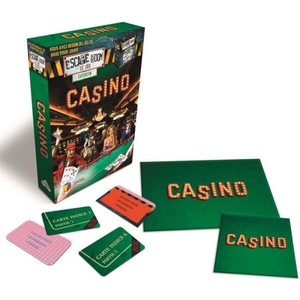 RIVIERA GAMES "Escape Game Pack -laajennus - Casino" -pelilaatikko hinta ja tiedot | Lautapelit ja älypelit | hobbyhall.fi