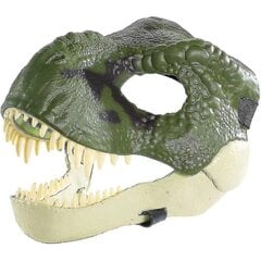 Dino naamio liikkuva leuka, dinosaurus naamio lapsille aikuisille, dinosauruksen pään kasvonaamio Halloween Cosplay Party puku Prop-vihreä hinta ja tiedot | Naamiaisasut | hobbyhall.fi