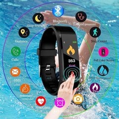 Fitness Smart Watch Activity Tracker Sydämen syke naisille miehille hapen Bp-monitori hinta ja tiedot | Kellot | hobbyhall.fi