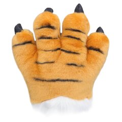 Simulaatio Eläinten kynsikäsineet Söpö Tiger Claw Pehmohanskat Ihmissusi Puku Käsineet Keltainen hinta ja tiedot | Työkäsineet | hobbyhall.fi