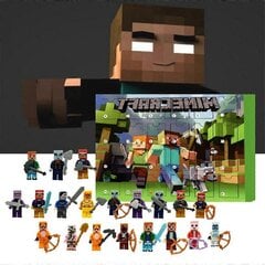 2024 Joulu Minecraft Action Figures Model Toys Advent Calendar Xmas 24 päivää lähtölaskenta Blind Box Yllätyslahja hinta ja tiedot | Lämpö- ja hierontalaitteet | hobbyhall.fi