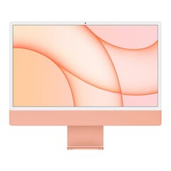 Apple iMac 2021 M1 Chip 8 ytimen CPU ja 8 ytimen GPU 1TB 16GB 24"4.5K Oranssi hinta ja tiedot | Pöytätietokoneet | hobbyhall.fi