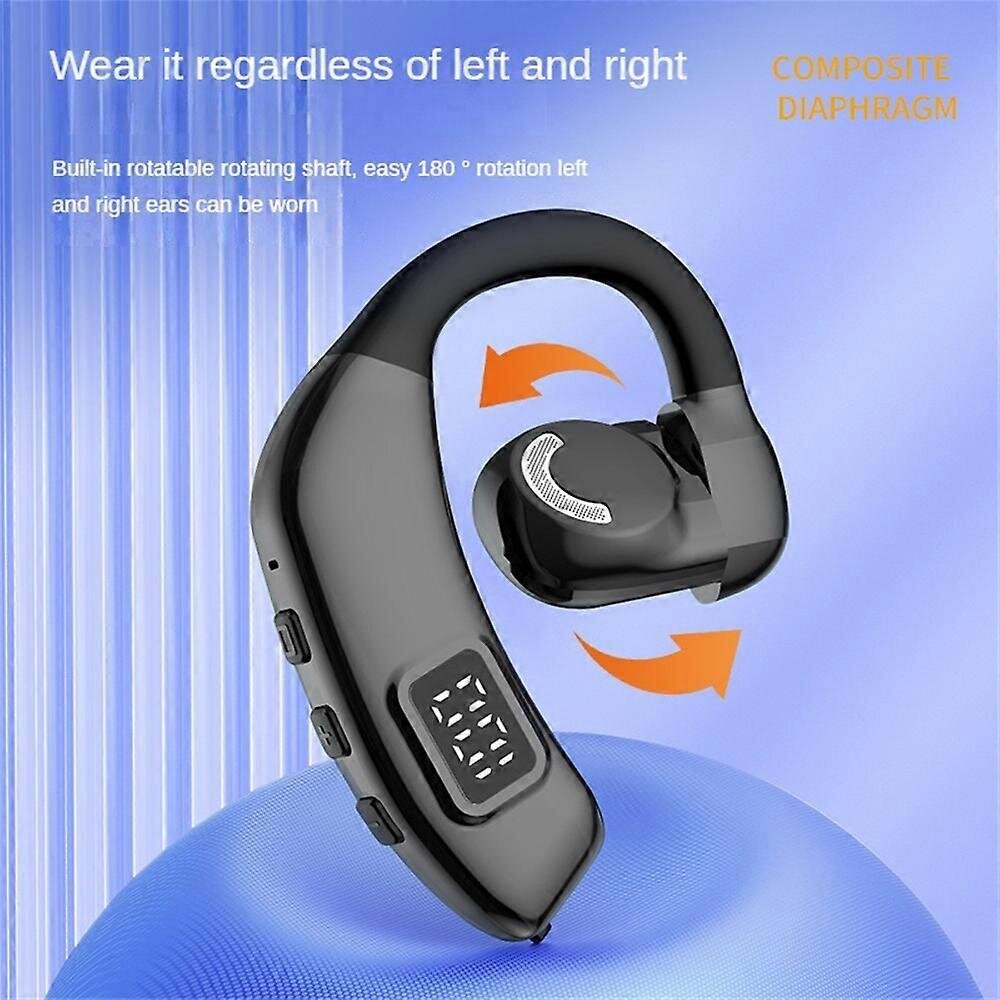 Bone Conduction -Kuulokkeet Bluetooth 5.3 Langattomat Avoimet Korvakuulokkeet Sport-Kuulokkeet_white hinta ja tiedot | Kuulokkeet | hobbyhall.fi