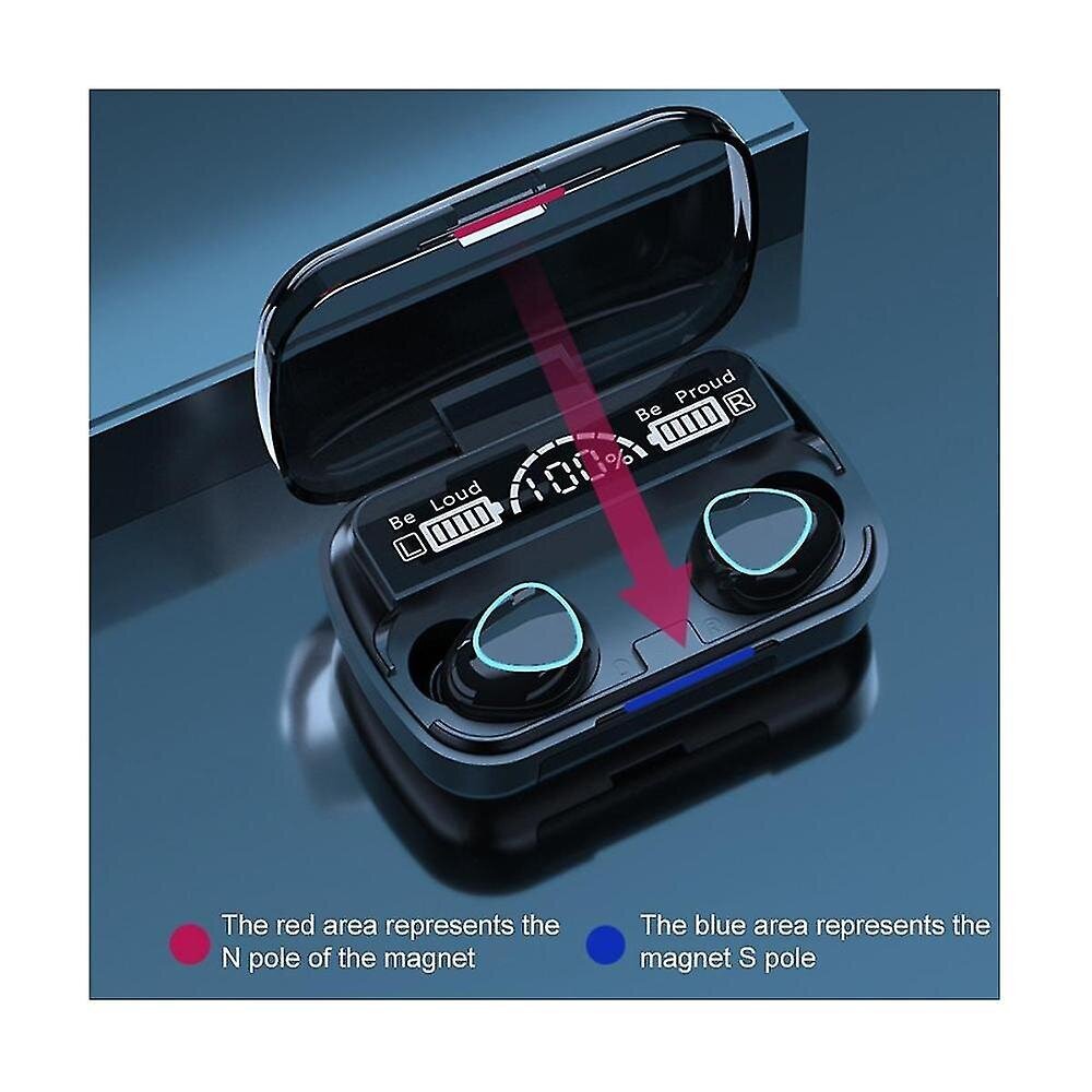 Langattomat Kuulokkeet Tws Bluetooth V5.1 Led Display Stereo Mini Earbud Headset Mikrofonilla Hands-Fr hinta ja tiedot | Kuulokkeet | hobbyhall.fi