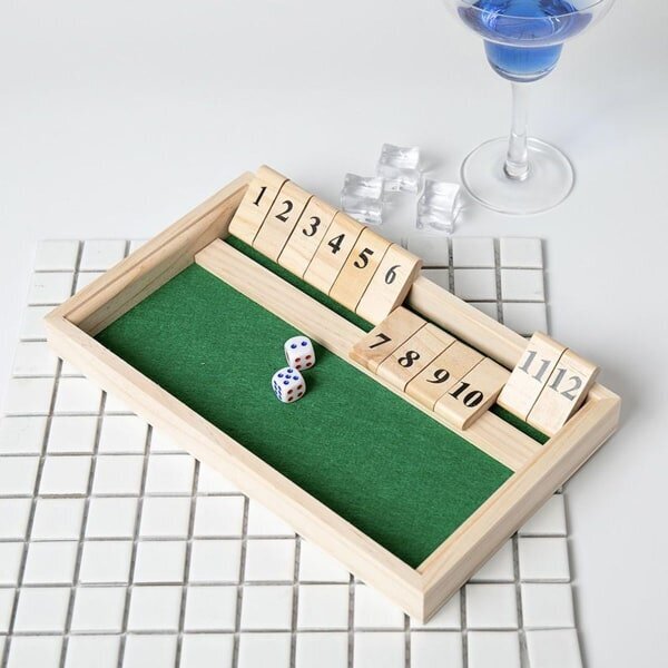 Shut The Box -leikkisetti perheen hauskanpitoon KLB hinta ja tiedot | Lautapelit ja älypelit | hobbyhall.fi