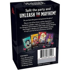 Dungeones Mayhem Dungeonsing Dragons -korttipeli 120 korttia leluviihdejuhlat Perheystävät Battle for Baldur's Gate Lautapelin perus- ja laajennus hinta ja tiedot | Lautapelit ja älypelit | hobbyhall.fi