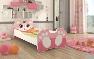 Lasten sänky ADRK Furniture Bear 164, 80x160 cm, pinkki hinta ja tiedot | ADRK Furniture Lastenhuoneen kalusteet | hobbyhall.fi