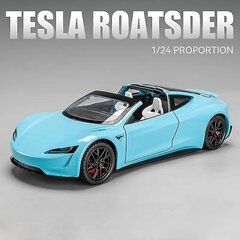 1:24 Tesla Roadster malli Y malli 3 Tesla Model S metalliseos lelu automalli ääni ja kevyt lasten lelu keräilykohteet syntymäpäivälahja hinta ja tiedot | Lisätarvikkeet autoiluun | hobbyhall.fi