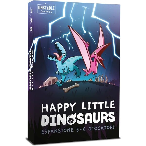 Happy Dinosaurs: Laajennus 5–6 pelaajalle – lautapelilaajennus, 2–6 pelaajaa, ikä 8+, englanninkielisen version laajennuspaketti hinta ja tiedot | Lautapelit ja älypelit | hobbyhall.fi