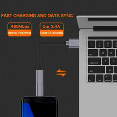 USB C - Micro USB -sovitin (4 kpl) - Tyyppi C - naaras - Micro USB - uros - Muunninliitin tukee latausta ja tiedonsiirtoa (harmaa) hinta ja tiedot | Kaapelit ja adapterit | hobbyhall.fi