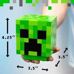 Minecraft Creeper -lamppu, koriste-yövalo, LED-lamput peliäänellä, ladattava, yövalaisin lapsille, yövalo seinälle (vihreä) roomalainen hinta ja tiedot | Lasten huonekalusarjat | hobbyhall.fi