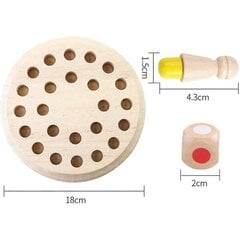 Muistipelishakki, puinen peli, puinen muistishakki, puinen muistishakki, muistishakki, oppimislelu, muistishakki, kannettava shakki (FMY) hinta ja tiedot | Lautapelit ja älypelit | hobbyhall.fi