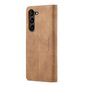 CASEME Retro Lompakkokotelo Samsung Galaxy S23 - Ruskea Brown hinta ja tiedot | Puhelimen lisätarvikkeet | hobbyhall.fi