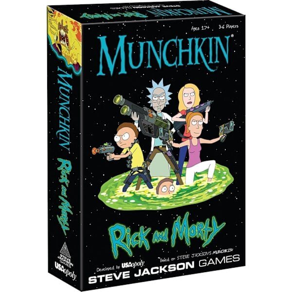 Steve Jackson Games - Munchkin: Rick and Morty - Lautapeli hinta ja tiedot | Lautapelit ja älypelit | hobbyhall.fi