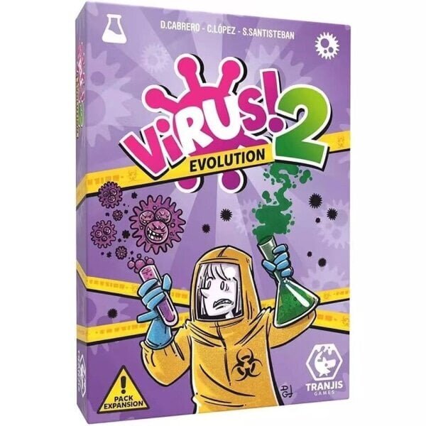 Peli - VIRUS! 2 Evolution (laajennus) - korttipeli, 8-99 vuotta ( hinta ja tiedot | Lautapelit ja älypelit | hobbyhall.fi