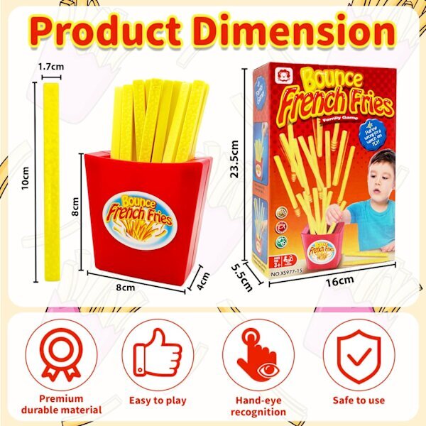 Pop Up Fries, Pop Up -pelit, bilepelit, klassiset lasten toimintalautapelit, perhe- ja esikoulupelit hinta ja tiedot | Lautapelit ja älypelit | hobbyhall.fi