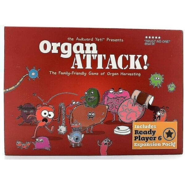 Organ Attack -lautapeli Perhepeli 2-6 pelaajalle Pulmapeli ystävyyden parantamiseksi hinta ja tiedot | Lautapelit ja älypelit | hobbyhall.fi