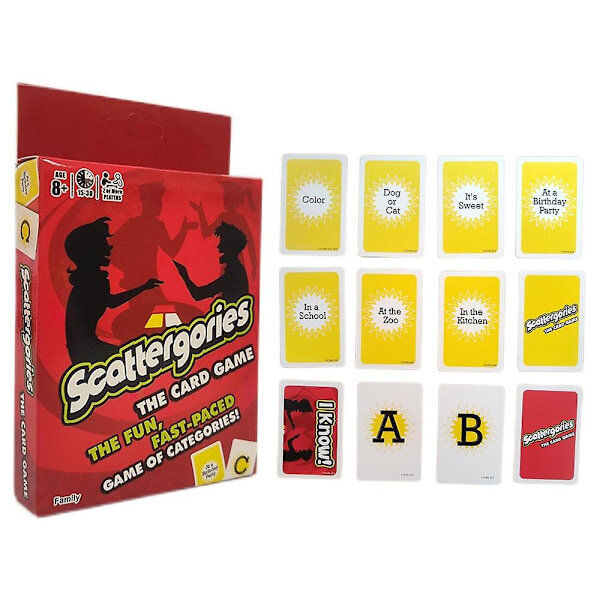 Scattergories Card Game -juhlakorttipeli aikuisille ja teini-ikäisille [LGL] hinta ja tiedot | Lautapelit ja älypelit | hobbyhall.fi