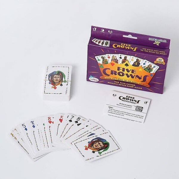 Five Crowns Card Game -perhepelit – hauskoja pelejä perhepeliiltaan lasten kanssa Betterlifefg (FMY) hinta ja tiedot | Lautapelit ja älypelit | hobbyhall.fi