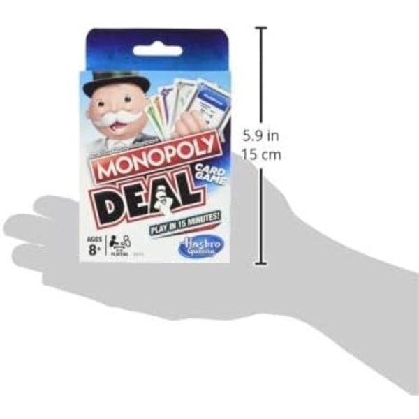 MONOPOLY Deal -korttipeli, nopeasti virtaava korttipeli 2-5 pelaajalle hinta ja tiedot | Lautapelit ja älypelit | hobbyhall.fi