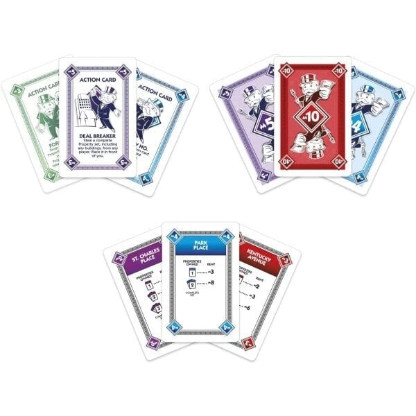 MONOPOLY Deal -korttipeli, nopeasti virtaava korttipeli 2-5 pelaajalle hinta ja tiedot | Lautapelit ja älypelit | hobbyhall.fi