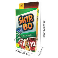 Skip-Bo korttipeli A xixl hinta ja tiedot | Lautapelit ja älypelit | hobbyhall.fi