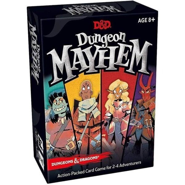 Dungeons & Dragons: Dungeon Mayhem -korttipeli, monivärinen, 2,49 x 9,91 x 12,7 cm hinta ja tiedot | Lautapelit ja älypelit | hobbyhall.fi